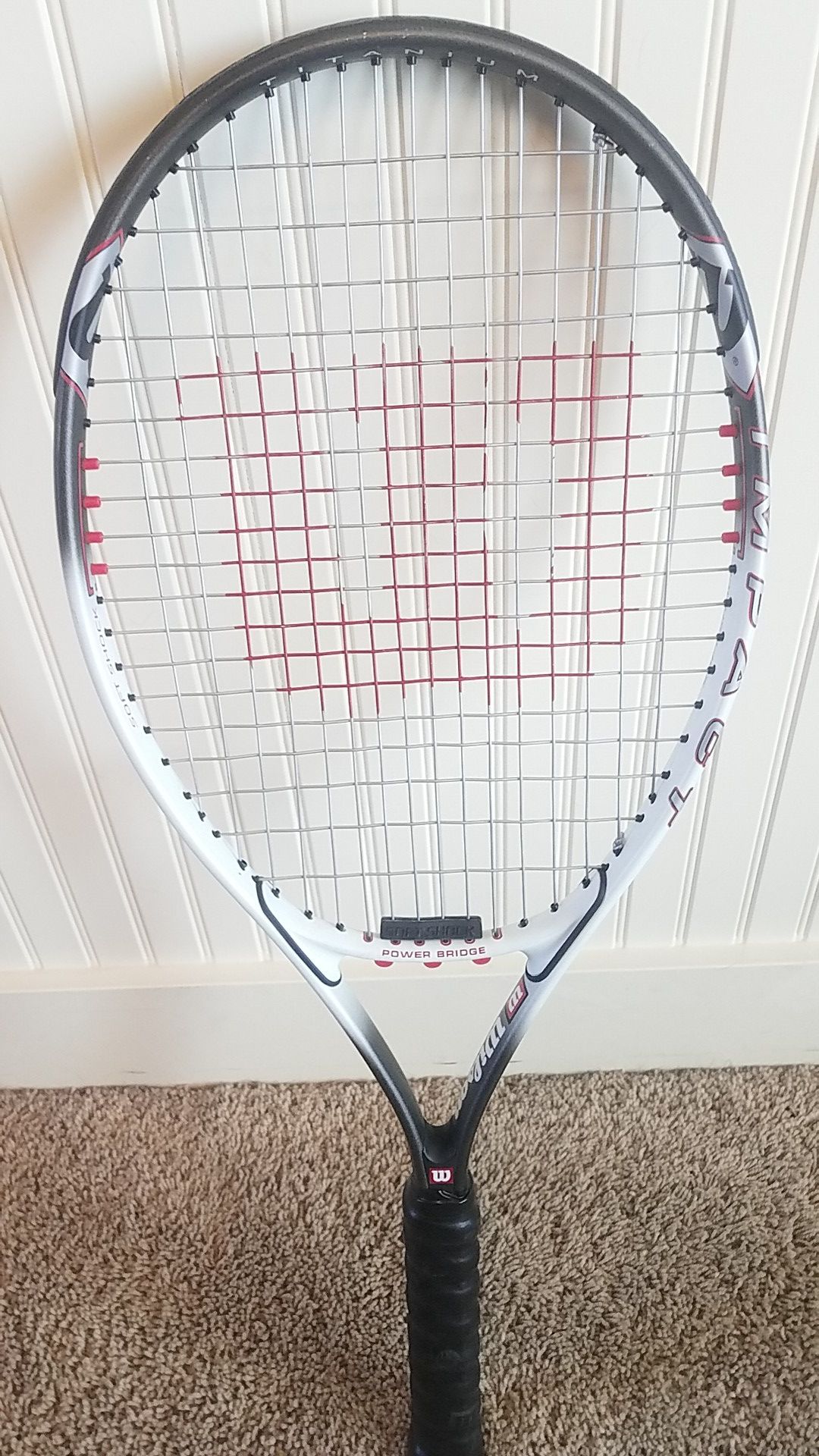 Tennis racket- Wilson titanium