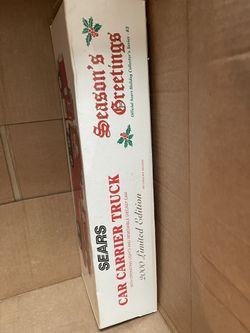 Sears Carrier Truck With Car