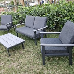 Brand New Oversized Aluminum Patio Furniture Set 