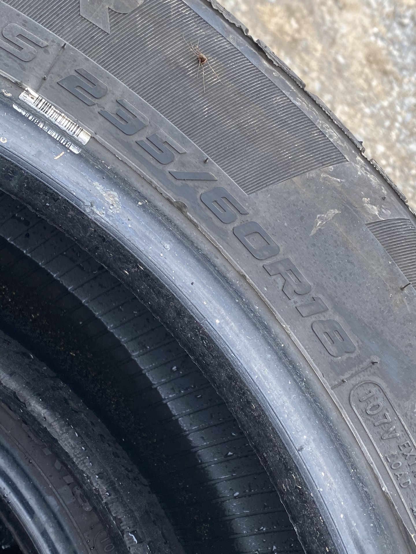 4 Used Tires 235/60R18