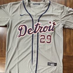 Detroit Tigers Tarik Skubal Gray Away Jersey Adult Medium NWT