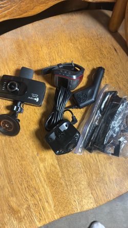 dash cam x2 small security camera, garmin watch
