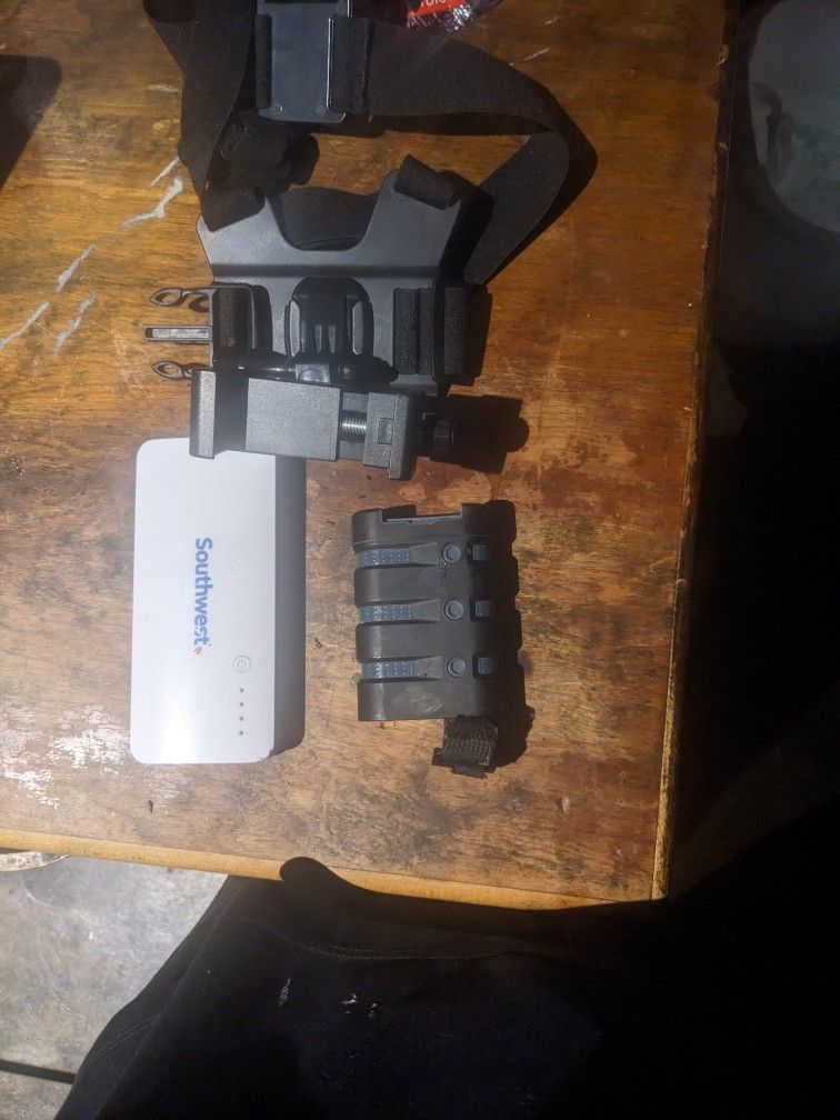 Chest Tripod ,Two Mobile Battery Charger/and Recharge Cable