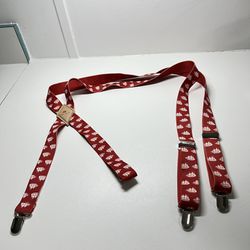 Super cute  suspenders in good used condition. Adjustable.