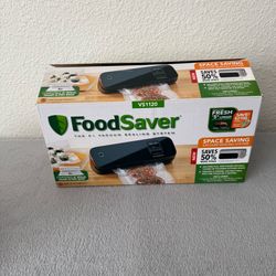 Food Saver Space Saving Food Compact Vacuum Sealer VS1120 Black