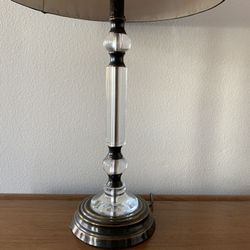 Vintage lucite table lamp