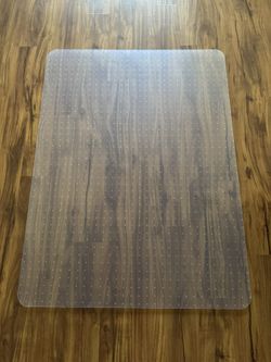 Clear Chair Mat for Carpet - 48” x 36” rectangular - $20