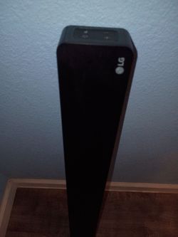 LG sound bar and sub