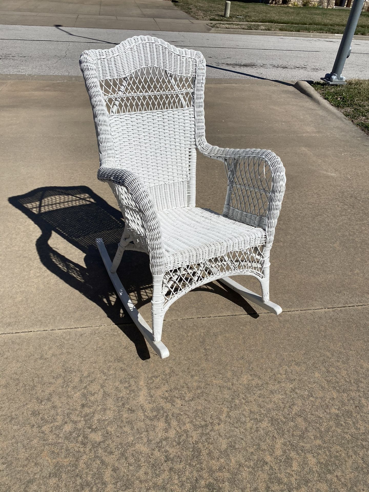 Wicker Rocker Chair