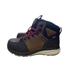 Keen Red Hook Mid Men's 9D Safety Toe Oil Slip Resistant Work Boot 1024576