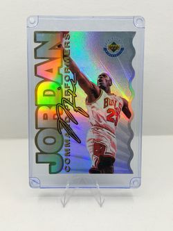 🔥 1996 UD Authenticated Michael Jordan Command Performers Die-Cut #4030/5000