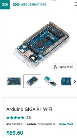 Arduino Giga R1 WiFi (more than half off)