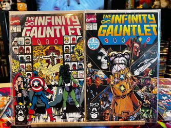 The Infinity Gauntlet and The Infinity War Marvel Comics