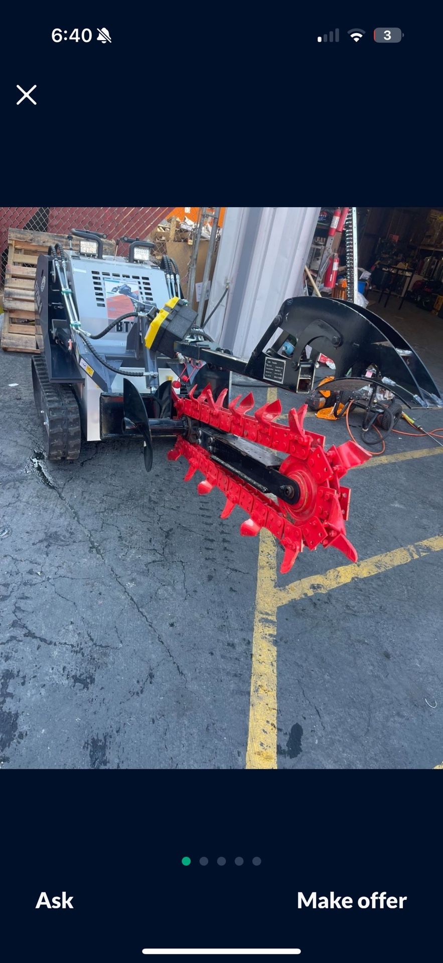 Skid Steer Trencher