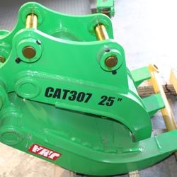 Mini Excavator CAT-307 Manual Grapple 25" width. 