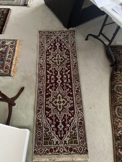 Hand Knotted Entry Rug 