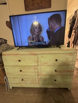 Green Distressed Dresser