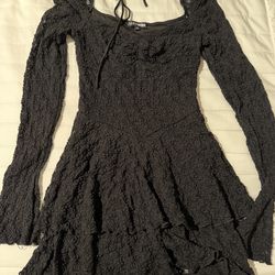 XS Black romper dress