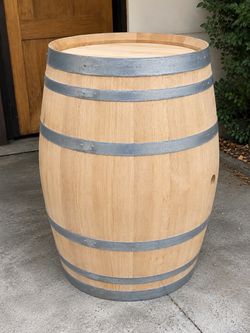French White Oak Wine Barrel ($200-$75)