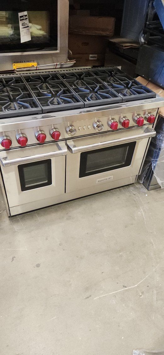 New 48” Wolf Gas Range
