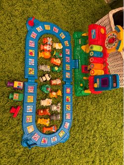 V tech animal abc train
