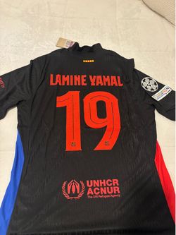 Barcelona 2024-25 Lamine Yamal #19 Player Version Jersey size XXL