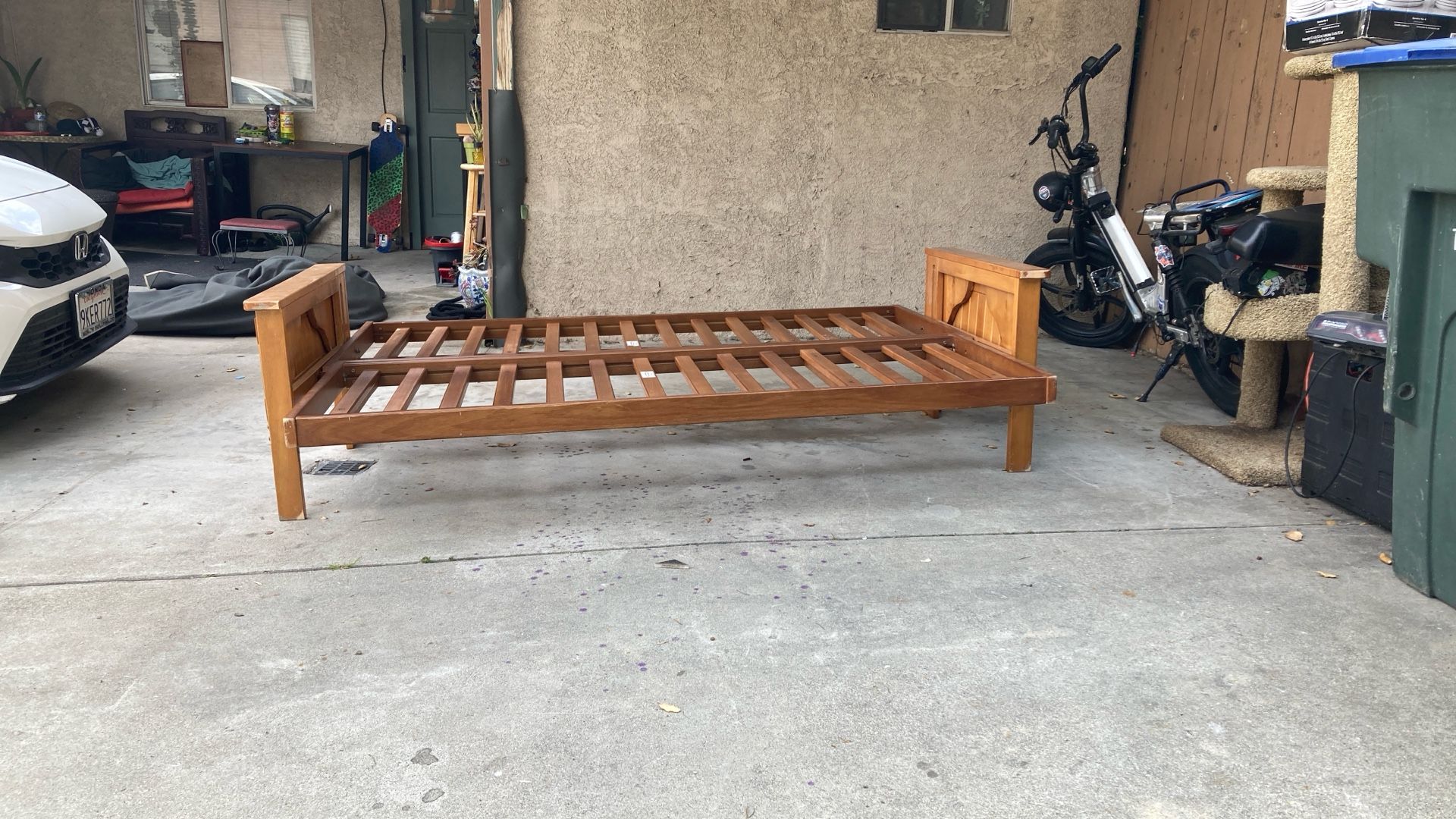 Wooden Futon Frame Queen Size