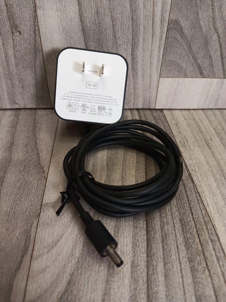 Amazon Fire TV Cube Charger 15W 12V AC Power Adapter Black-GP92NB