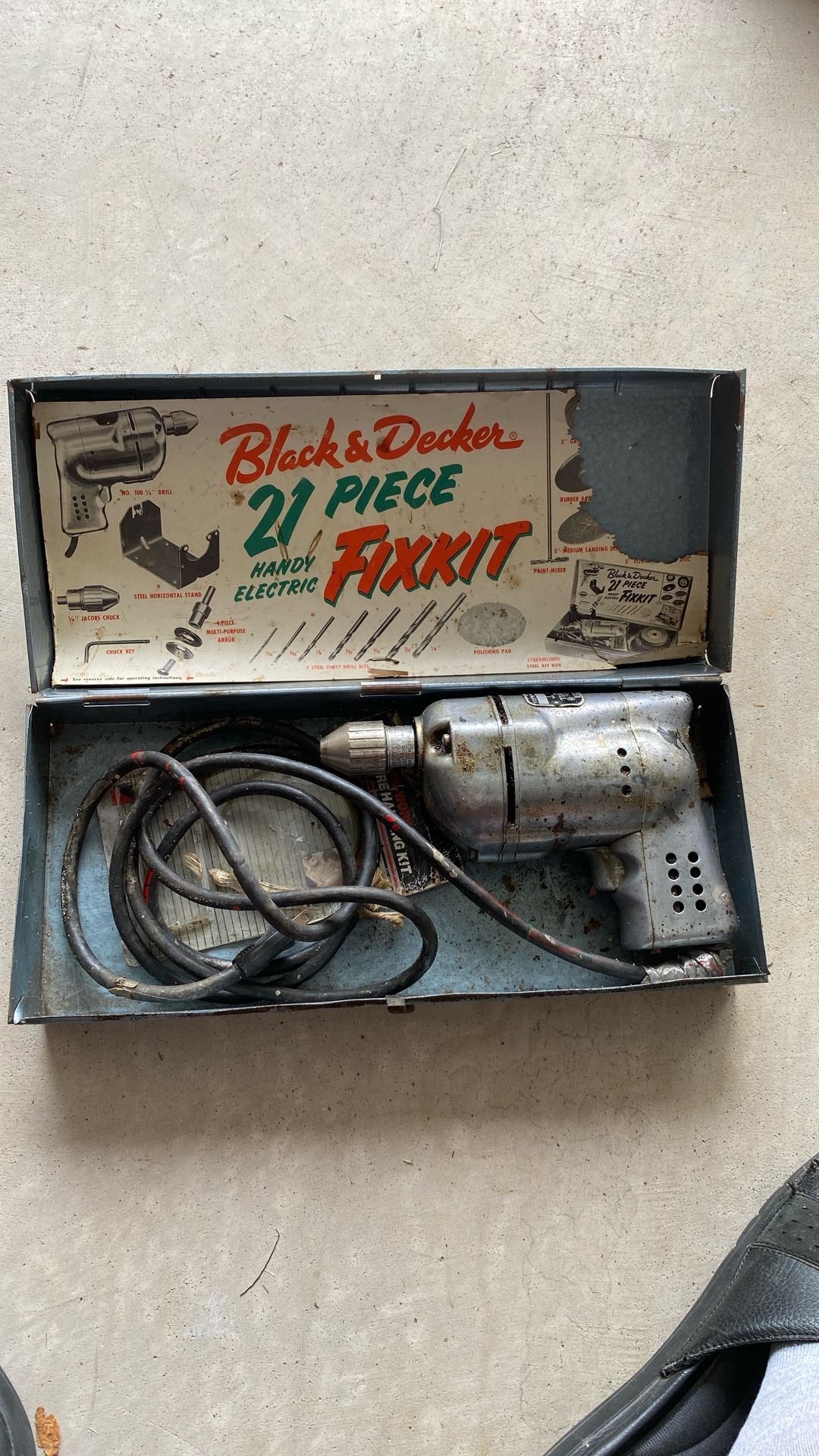 Black&Decker Vintage Drill Set