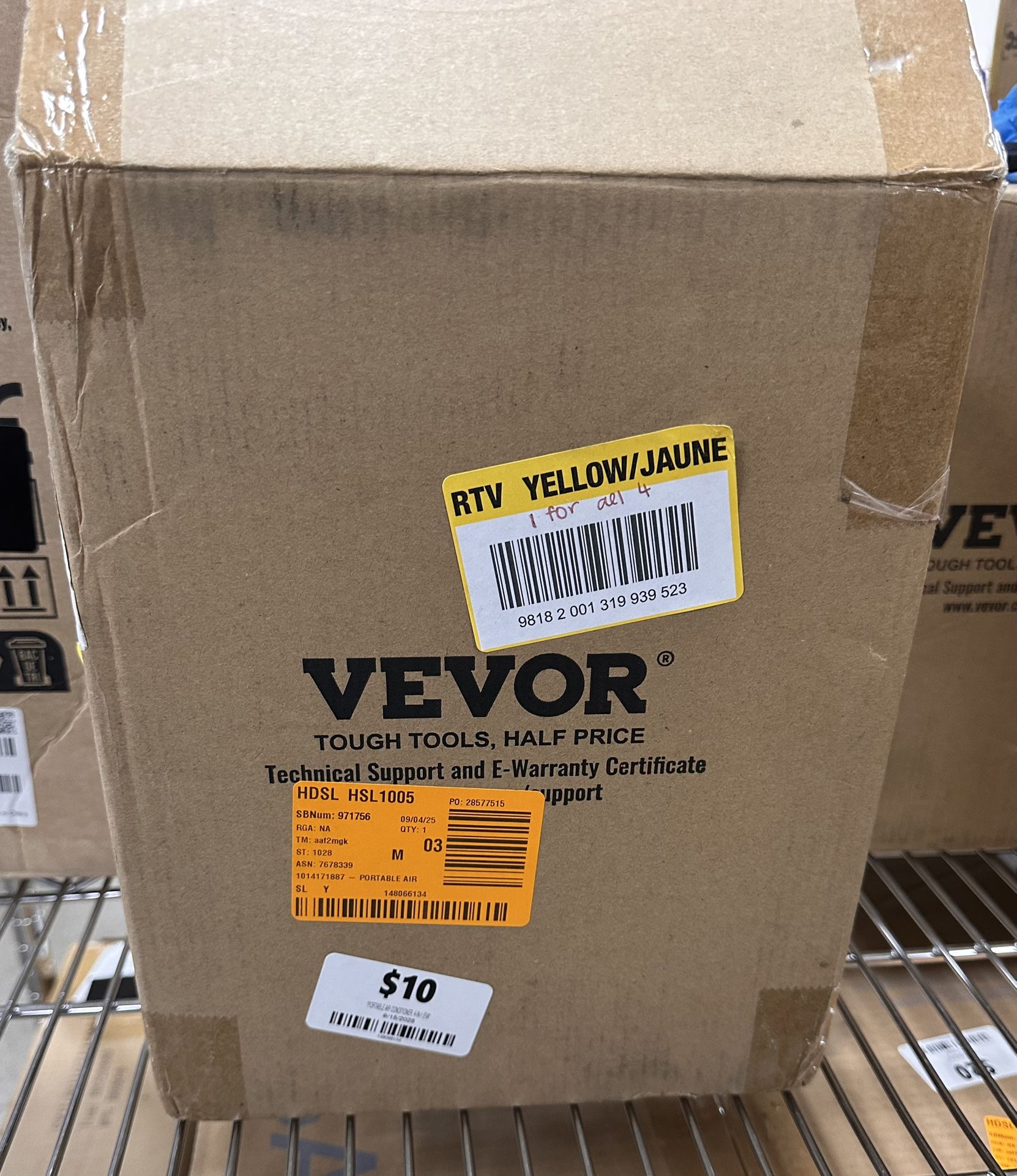 VEVOR Portable Air Conditioner, 4-in-1 Evaporative Air Cooler, 3-Speed Mini Air Conditioner with 0-7H Smart Timer, 700ml Water