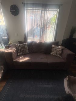 Brown couch