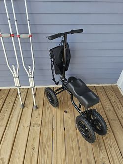 Knee/Mobility Scooter-All Terrain and Crutches