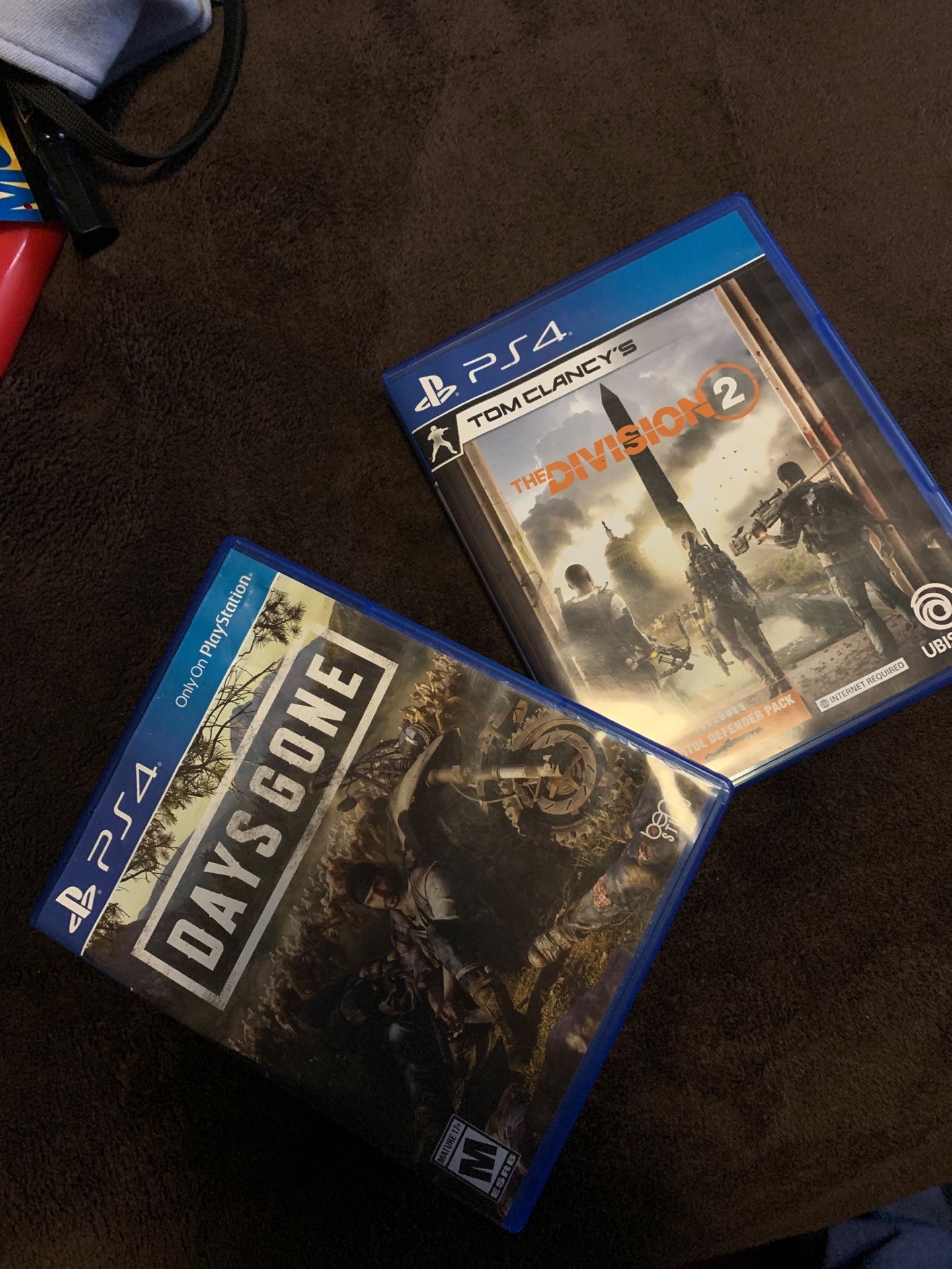 PS4 Games ( Days Gone and Division 2 ) 35 for both Or 20 each !