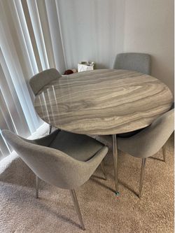 Dining table + chairs