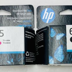 HP 65 Combo Ink Cartridges 65 Black Color New Genuine
