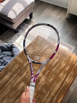 LIKE NEW** Babolat Evo pink and silver