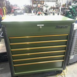 Snap On Tool Box (Combat Green w/ Chrome Orange Trim)
