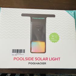 Pool Side Solar Light By PoolHacker Brand New 