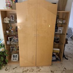 Tall Wooden Armoire