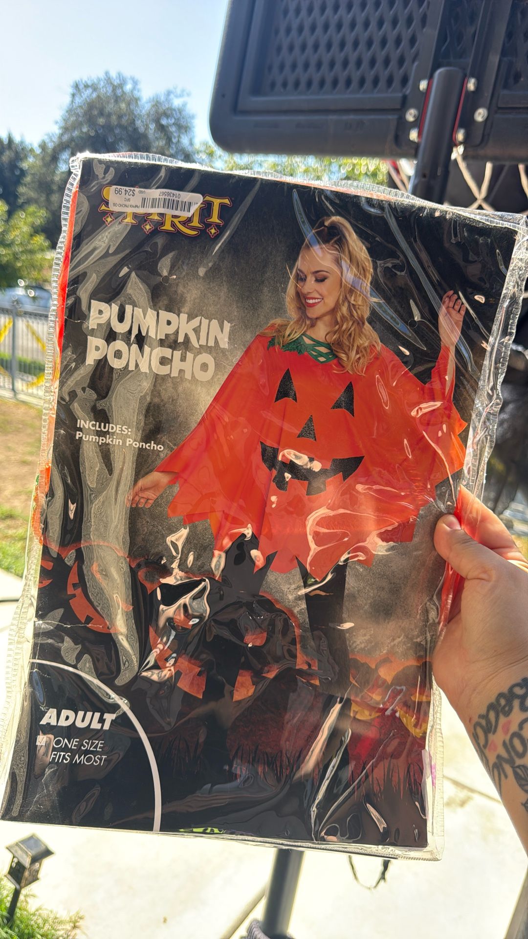 Pumpkin Poncho