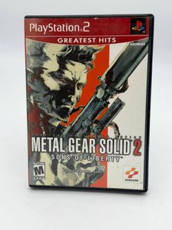 Metal Gear Solid 2 Sons of Liberty PS2 Game Tested CIB