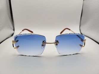 Cartier Glasses Rimless(Blue)