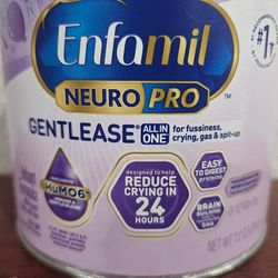 New Enfamil Neuro Pro Gentlease Baby Formula