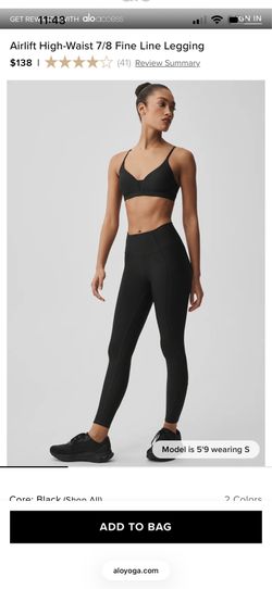 Alo Airlift  High-Waist 7/8 Fine line legging