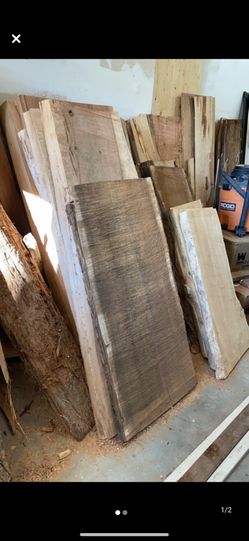 Wood slabs!! Redwood cypress acacia pine oak
