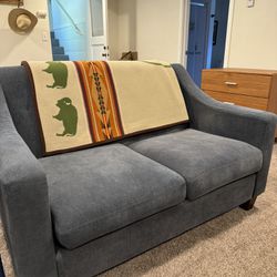 Navy Loveseat Couch