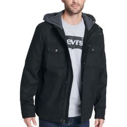 Men's Levi's Wool Blend Hooded Jacket BEST OFFER 
