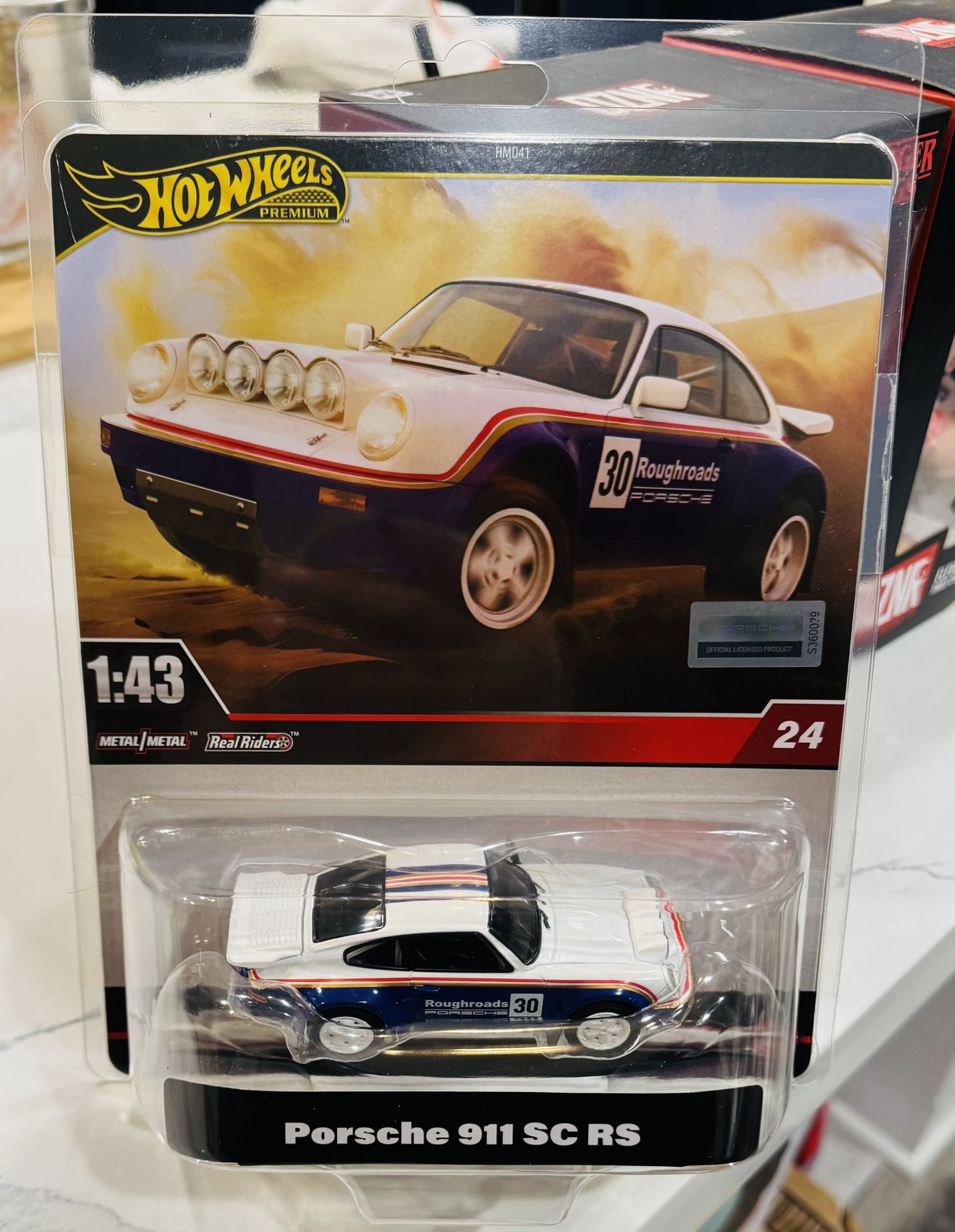 New: 2025 Hot Wheels Premium 1:43 Porsche 911 SC RS Metal Real Riders #24