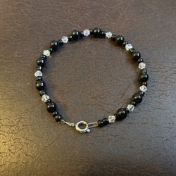 Black And Clear Bracelet