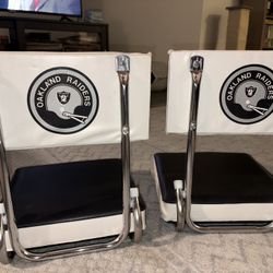 OAKLAND RAIDERS VINTAGE STADIUM SEATS
